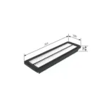 BOSCH F026400455 Filtro de aire