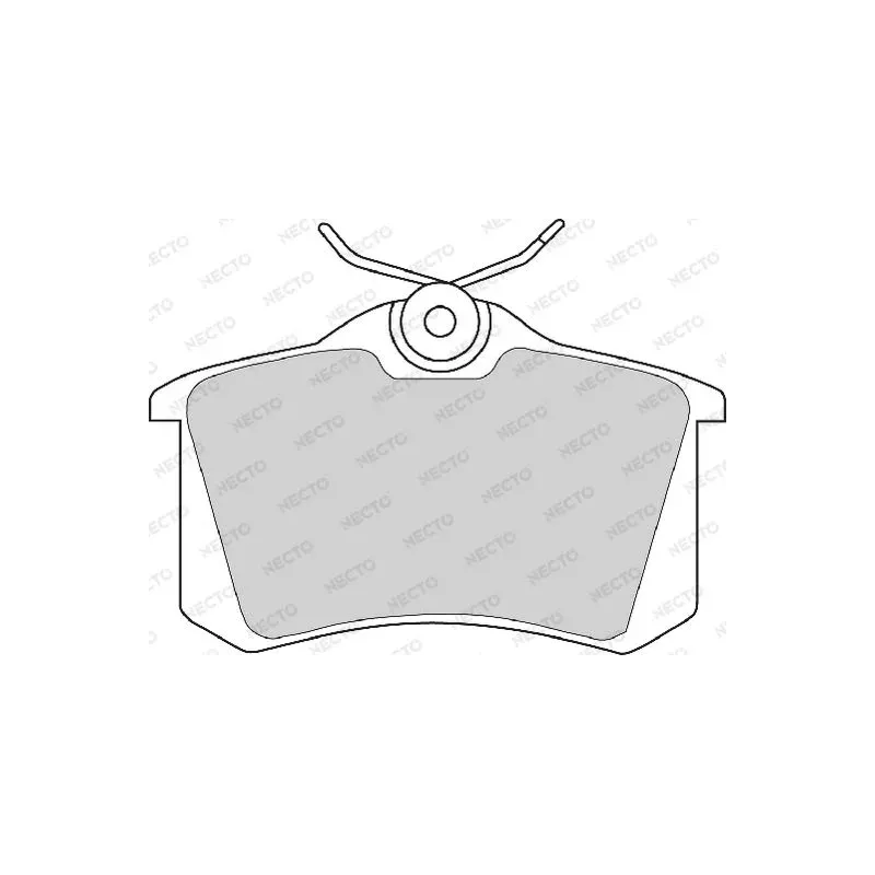 NECTO FD6354A Juego de pastillas de freno