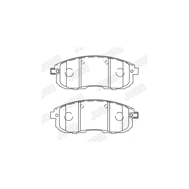 JURID 573304J Juego de pastillas de freno