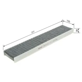 BOSCH 1987432373 Filtro, aire habitáculo