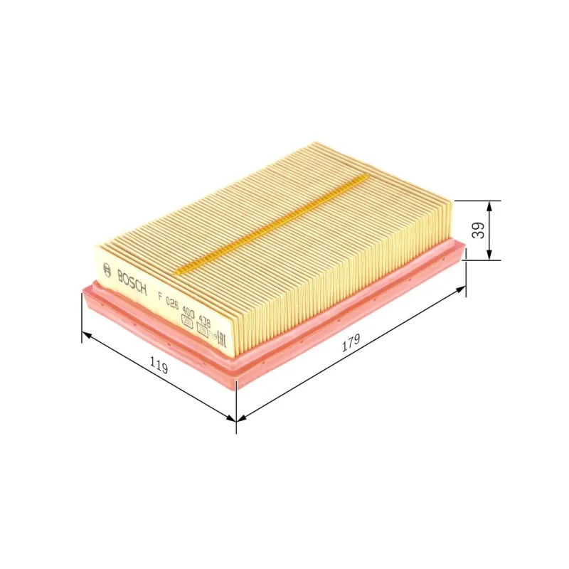 BOSCH F026400438 Filtro de aire