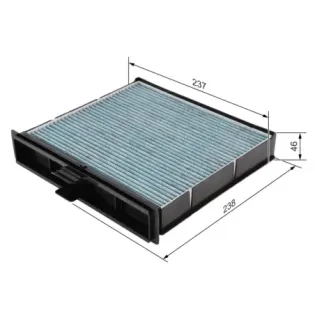 BOSCH 0986628527 Filtro, aire habitáculo