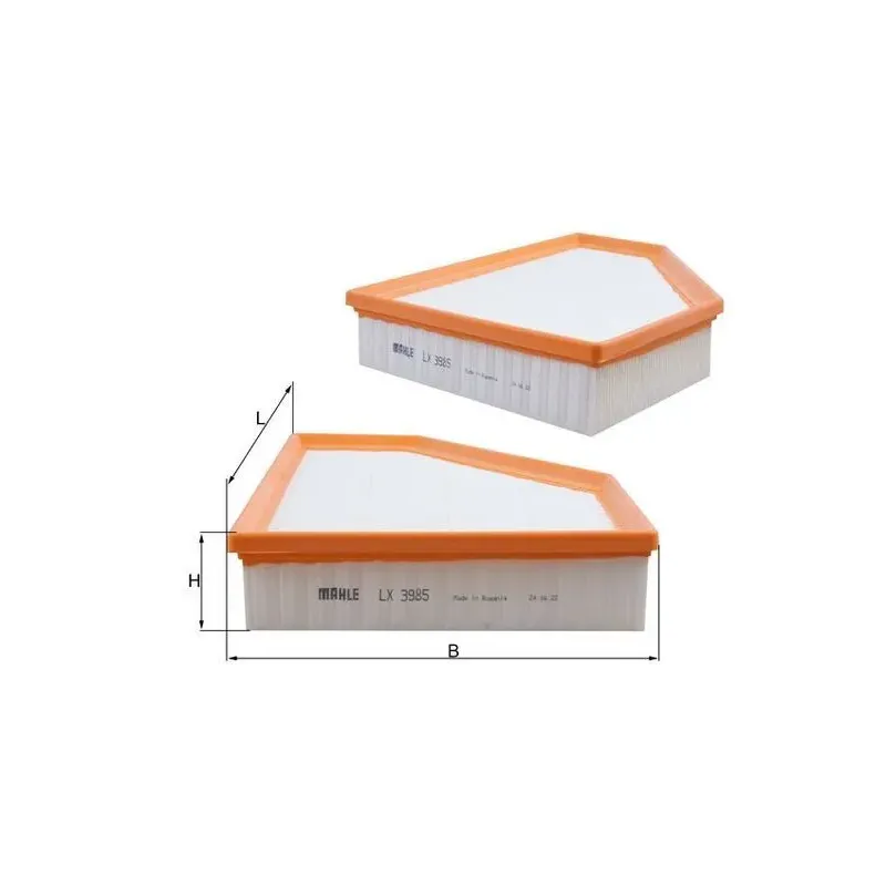 MAHLE LX3985 Filtro de aire