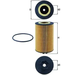 MAHLE OX1140D Filtro de aceite