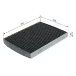 BOSCH 1987432300 Filtro, aire habitáculo