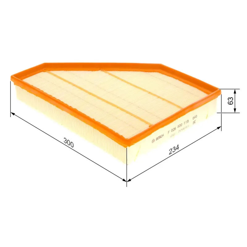 BOSCH F026400119 Filtro de aire