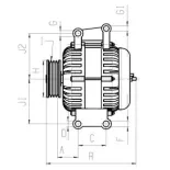 HC-Cargo F032114490 Alternador
