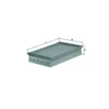 MAHLE LX737 Filtro de aire