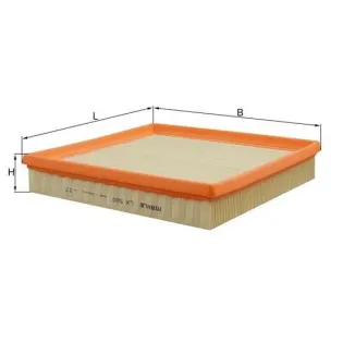 MAHLE LX500 Filtro de aire