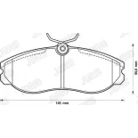 JURID 572382J Juego de pastillas de freno