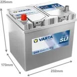 VARTA 560411054K262 Batería de arranque