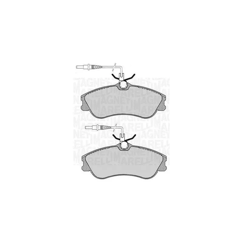 MAGNETI MARELLI 363916060786 Juego de pastillas de freno