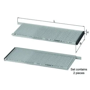 MAHLE LA195/S Filtro, aire habitáculo