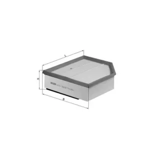 MAHLE LX1289/1 Filtro de aire