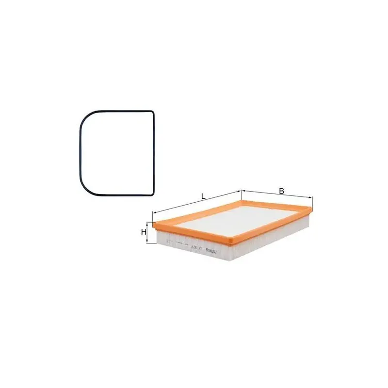 MAHLE LX977D Filtro de aire