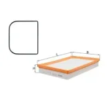 MAHLE LX977D Filtro de aire