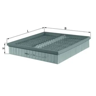 MAHLE LX736 Filtro de aire
