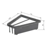 BOSCH F026400417 Filtro de aire