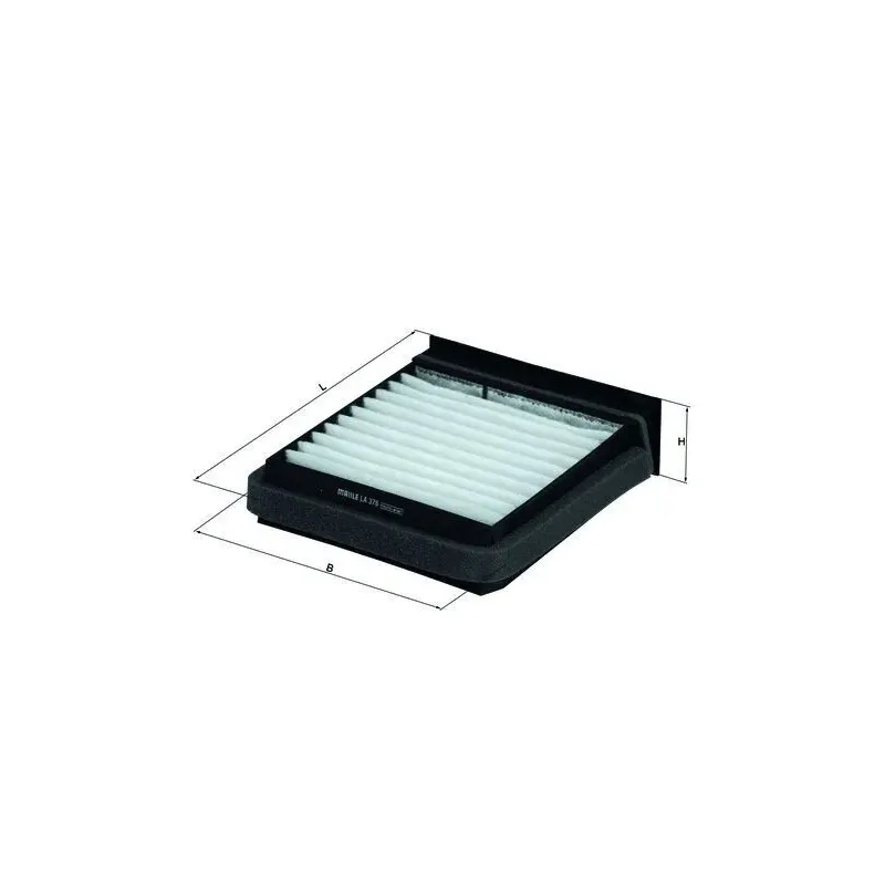 MAHLE LA376 Filtro, aire habitáculo