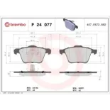 BREMBO P24077 Juego de pastillas de freno