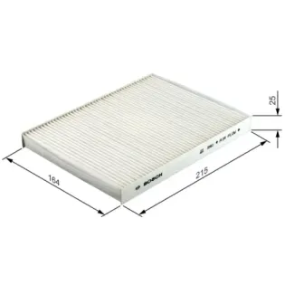 BOSCH 1987432072 Filtro, aire habitáculo
