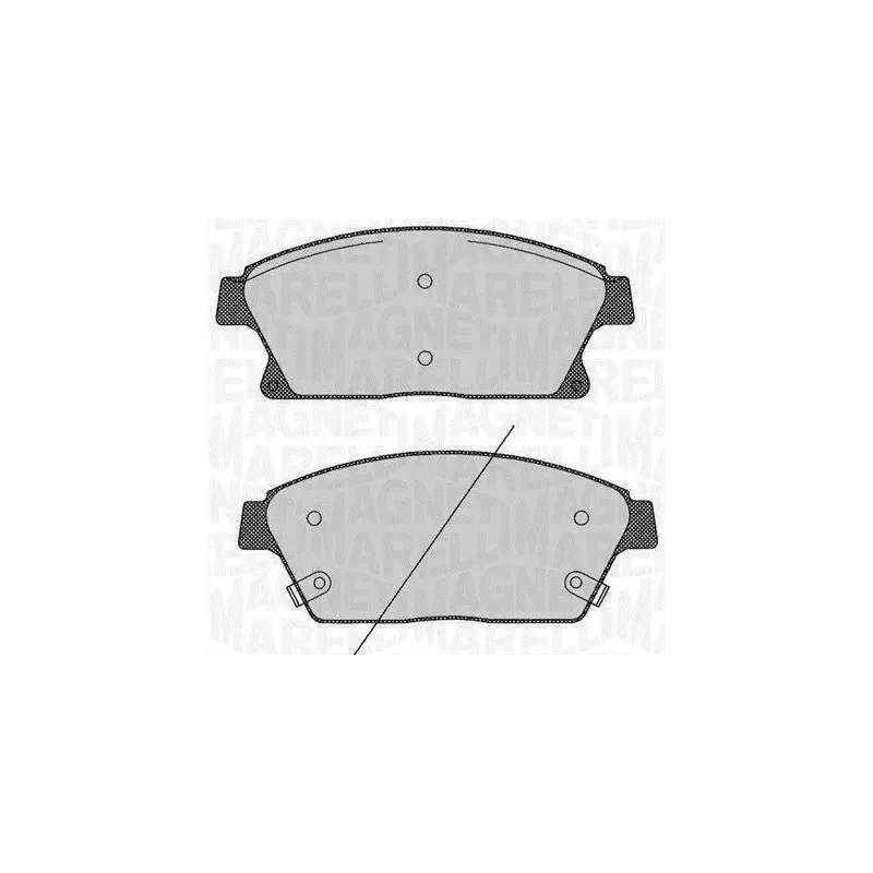 MAGNETI MARELLI 363916060424 Juego de pastillas de freno