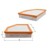 MAHLE LX4625 Filtro de aire