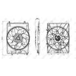 NRF 47851 Ventilador, refrigeración del motor