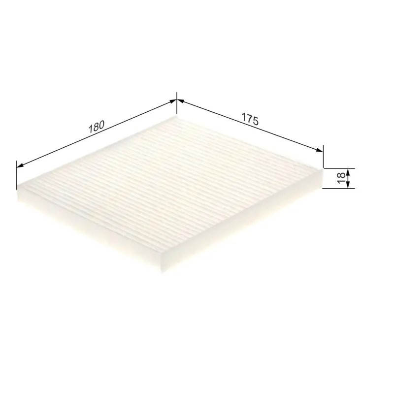 BOSCH 1987435096 Filtro, aire habitáculo