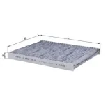 MAHLE LAK142 Filtro, aire habitáculo