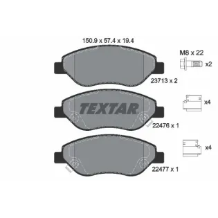 TEXTAR 2247601 Juego de pastillas de freno
