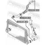 FEBEST AUTO PARTS RINGAH002 Sobrealimentación