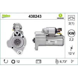 VALEO 438243 Motor de arranque