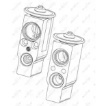 NRF 38362 Válvula de expansión, aire acondicionado