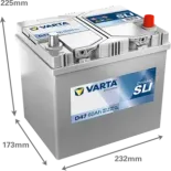 VARTA 560410054K262 Batería de arranque