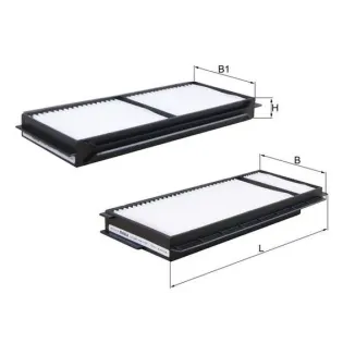 MAHLE LA346/S Filtro, aire habitáculo