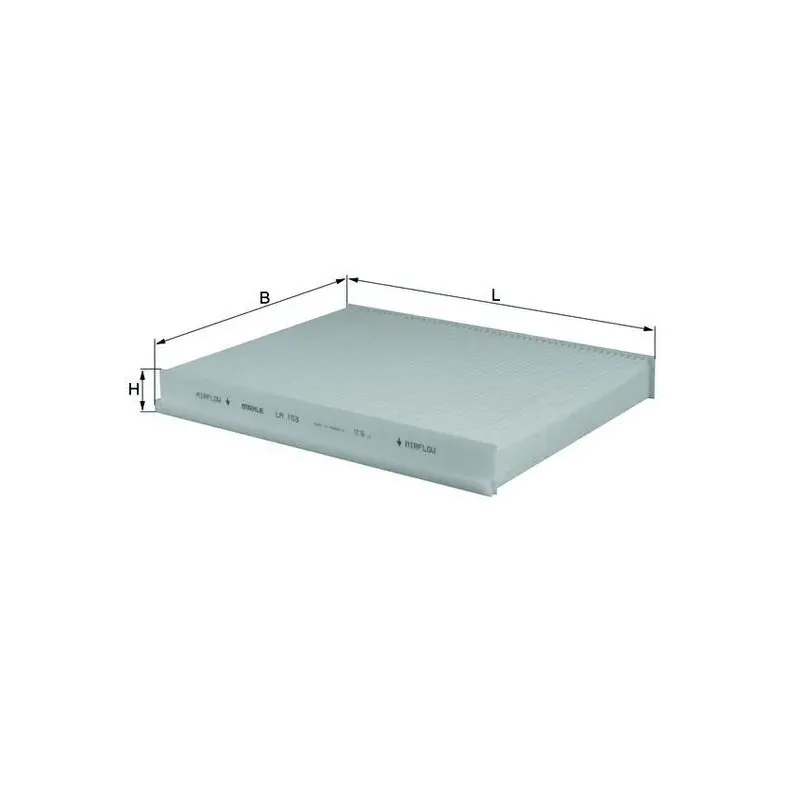 MAHLE LA153 Filtro, aire habitáculo