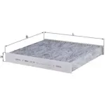 MAHLE LAK120 Filtro, aire habitáculo