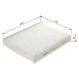 BOSCH 1987432087 Filtro, aire habitáculo