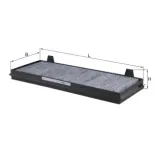 MAHLE LAK196 Filtro, aire habitáculo