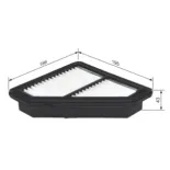 BOSCH F026400564 Filtro de aire