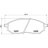 BREMBO P56094 Juego de pastillas de freno