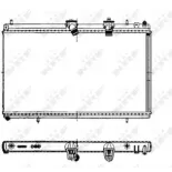 NRF 50442 Radiador, refrigeración del motor