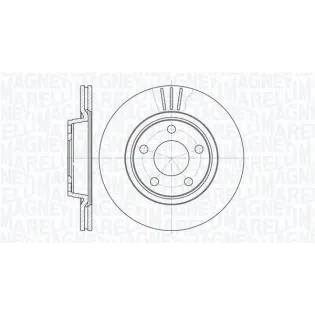 MAGNETI MARELLI 361302040330 Disco de freno (Unidad)