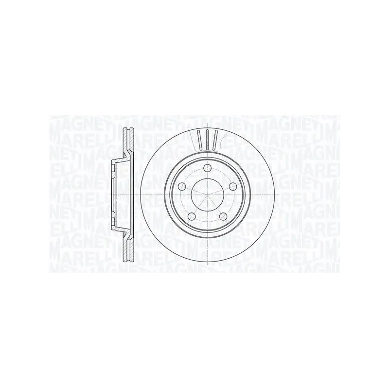 MAGNETI MARELLI 361302040330 Disco de freno (Unidad)