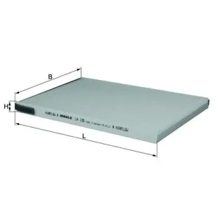 MAHLE LA135 Filtro, aire habitáculo