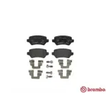 BREMBO P10013 Juego de pastillas de freno