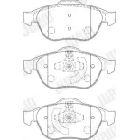 JURID 573245J Juego de pastillas de freno