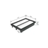 BOSCH F026400439 Filtro de aire