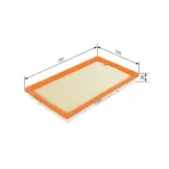 BOSCH F026400473 Filtro de aire